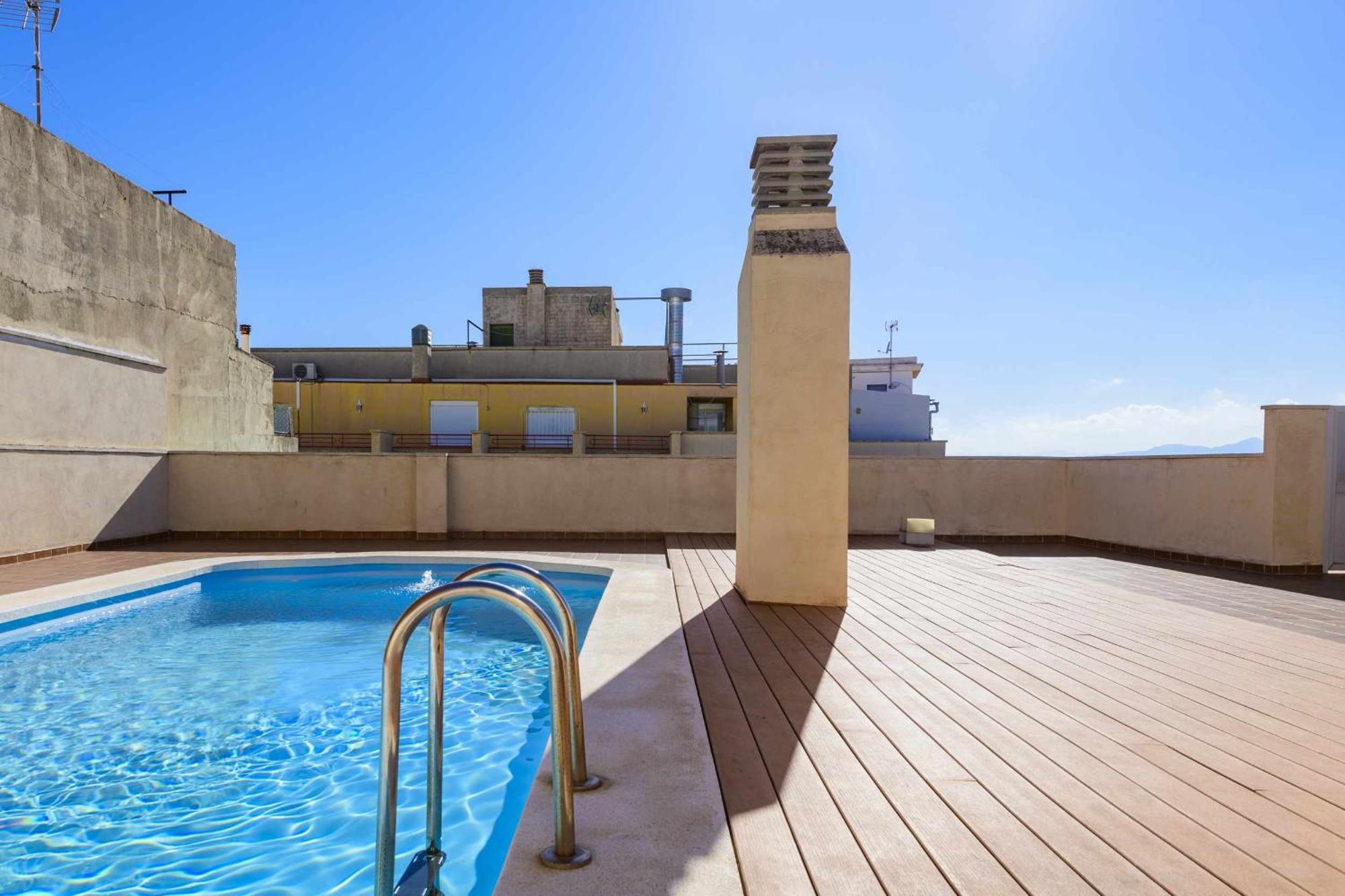 Apart Port Arenal Con Terraza Y Piscina 부리아나 외부 사진