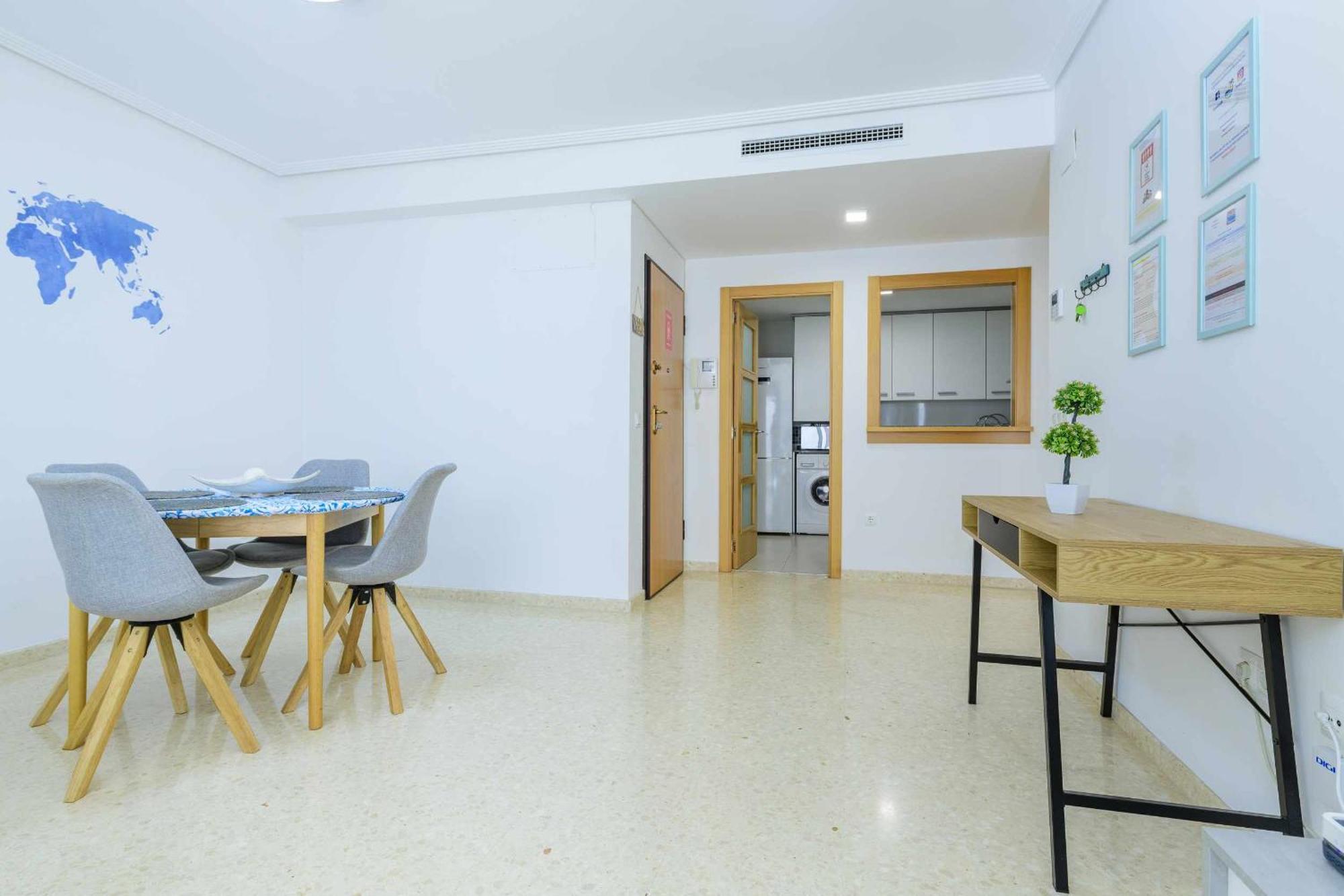 Apart Port Arenal Con Terraza Y Piscina 부리아나 외부 사진