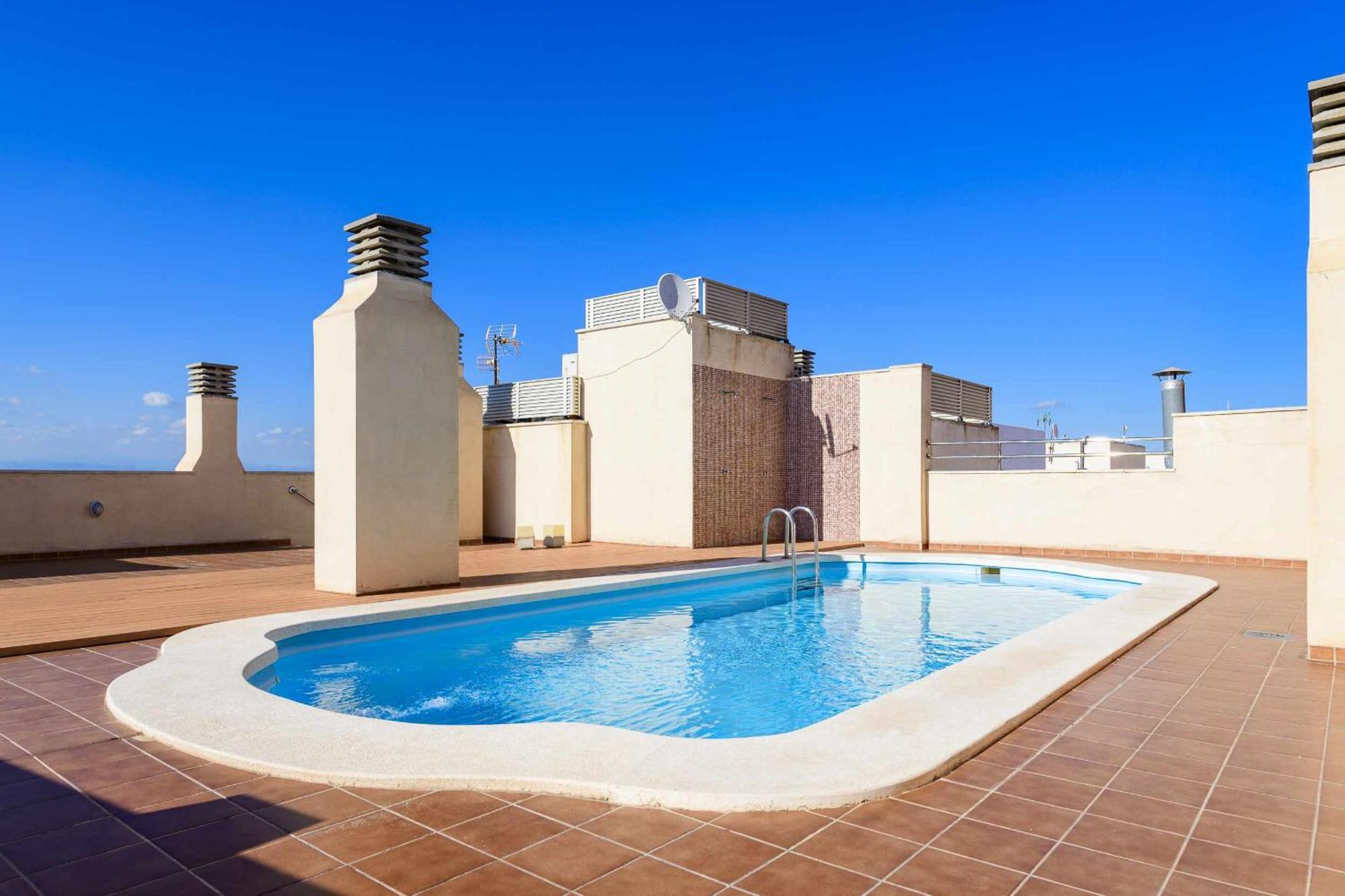 Apart Port Arenal Con Terraza Y Piscina 부리아나 외부 사진