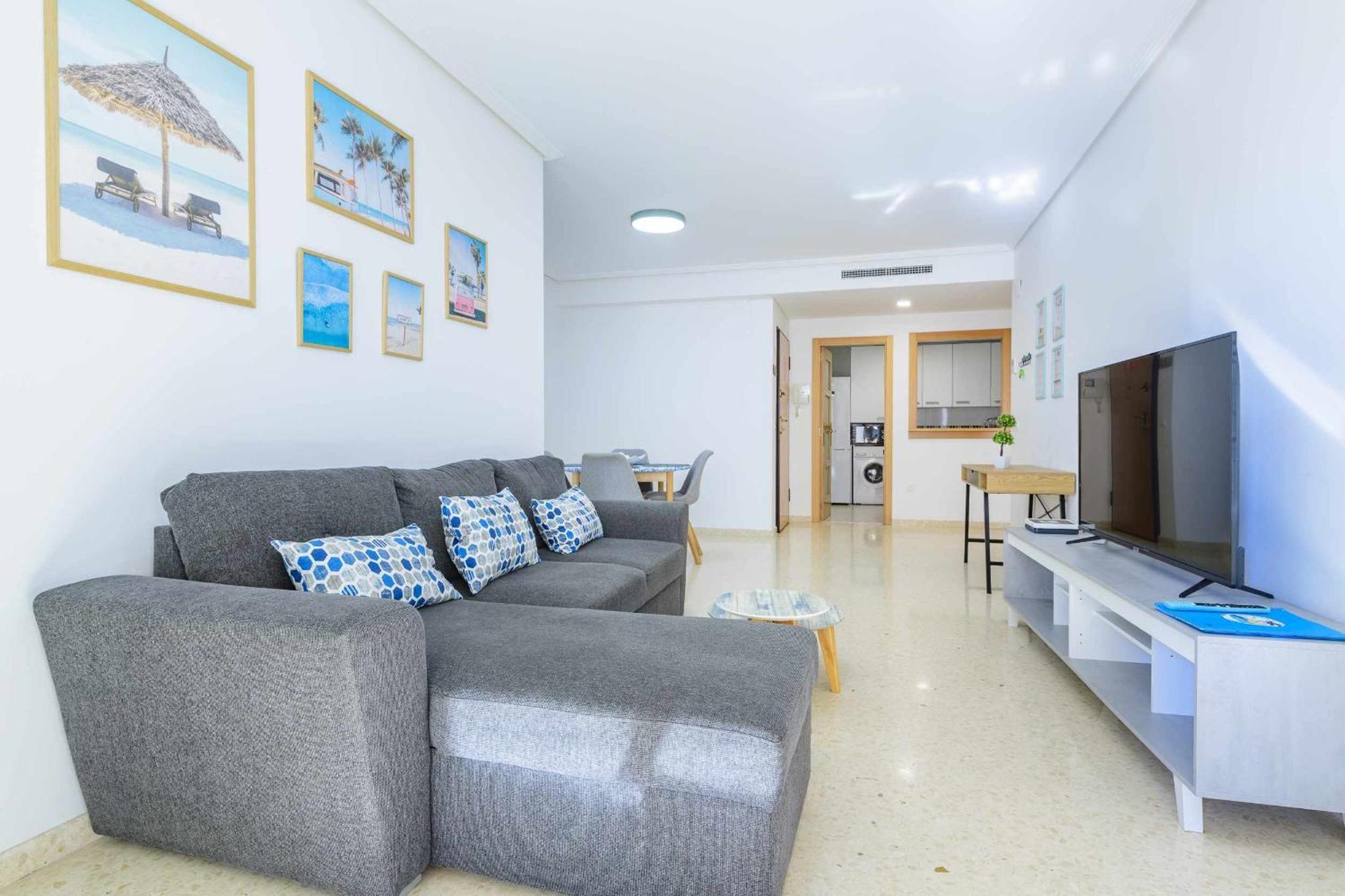 Apart Port Arenal Con Terraza Y Piscina 부리아나 외부 사진