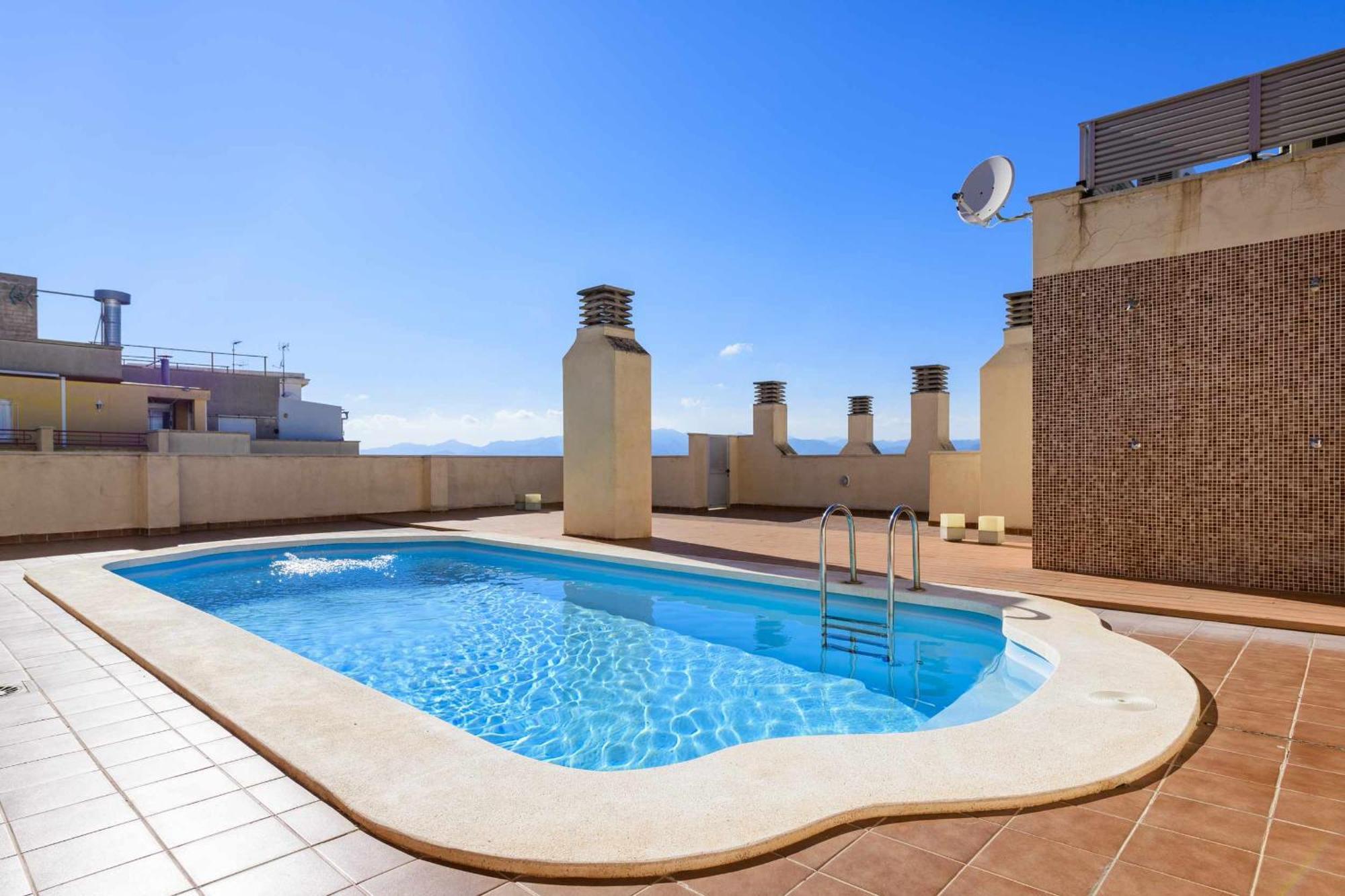Apart Port Arenal Con Terraza Y Piscina 부리아나 외부 사진